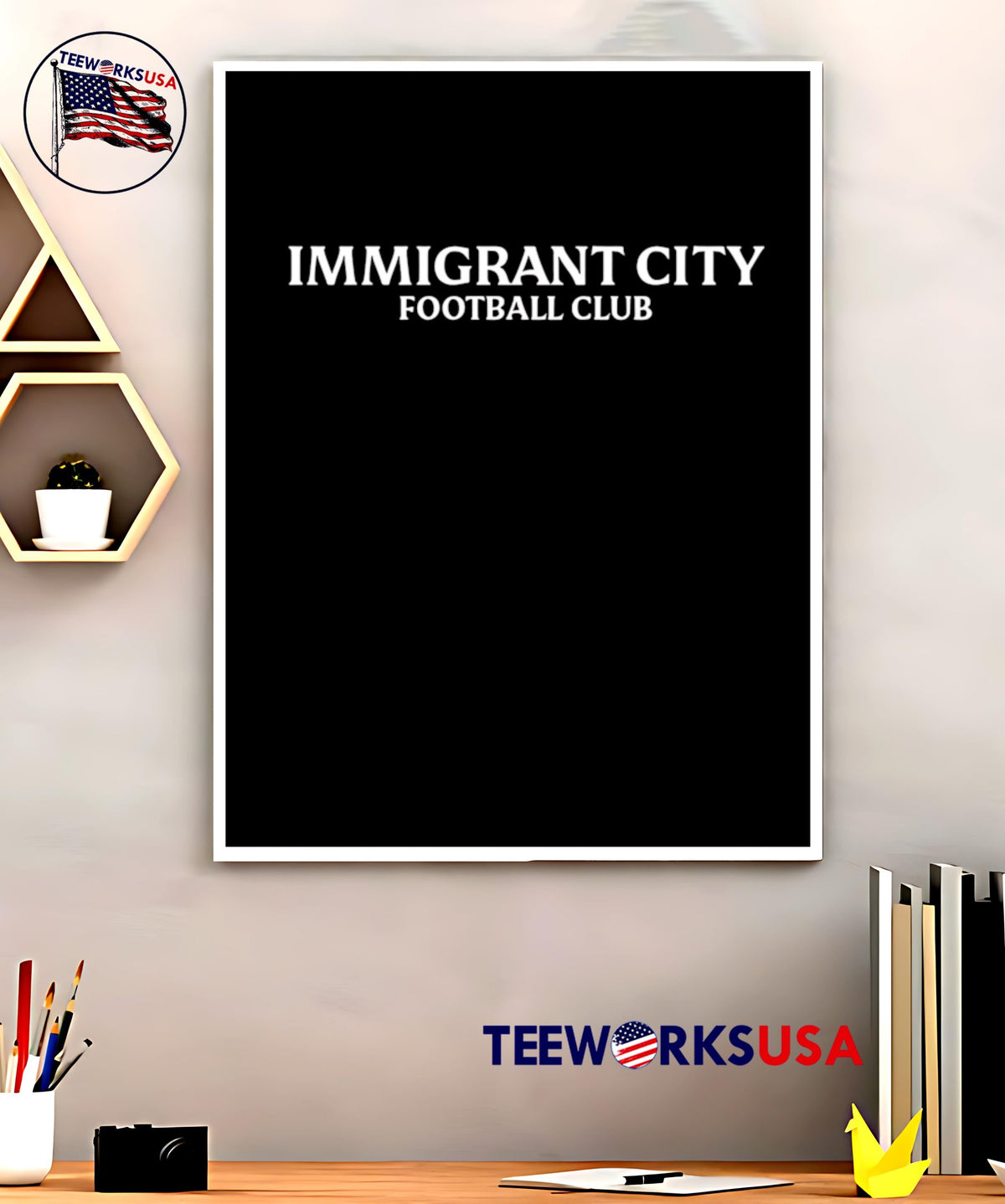 Immigrant City Football Club - Adult & Kids T-Shirts, Sweatshirts & Hoodies apparel design preview 5