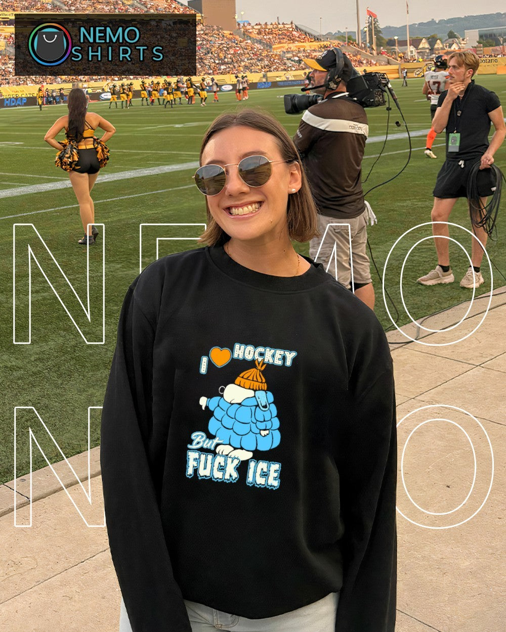 I heart hockey but fuck ice snoopy - Adult & Kids T-Shirts, Sweatshirts & Hoodies apparel design preview 4
