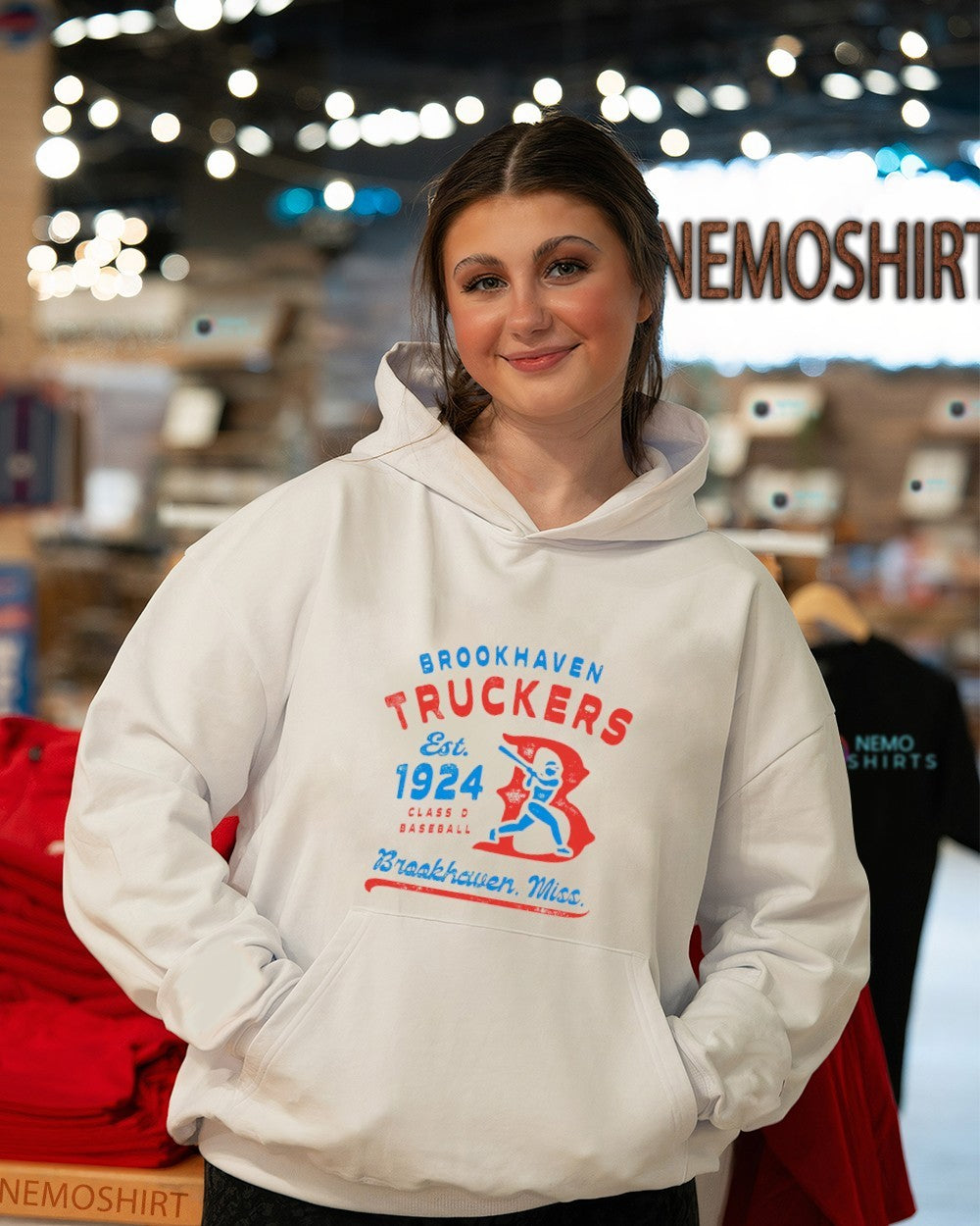 Brookhaven Truckers Mississippi est 1924 Class D - Adult & Kids T-Shirts, Sweatshirts & Hoodies apparel design preview 3