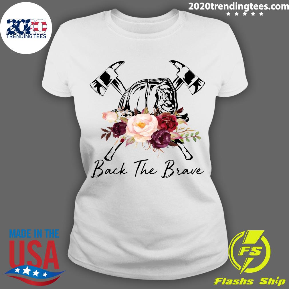 Fire Helmet Drawing Back The Brave - Adult & Kids T-Shirts, Sweatshirts & Hoodies apparel design preview 3