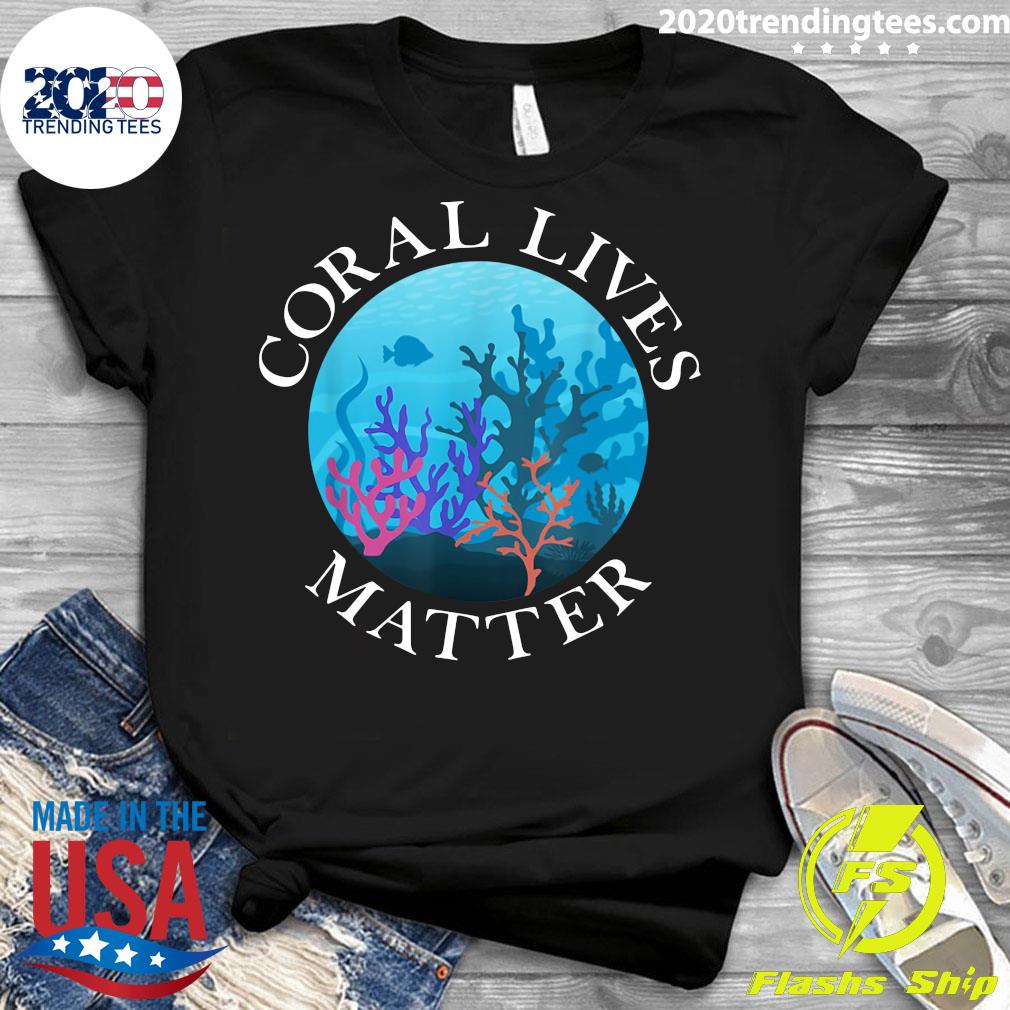 Fish Ocean Coral Lives Matter - Adult & Kids T-Shirts, Sweatshirts & Hoodies apparel design preview 3