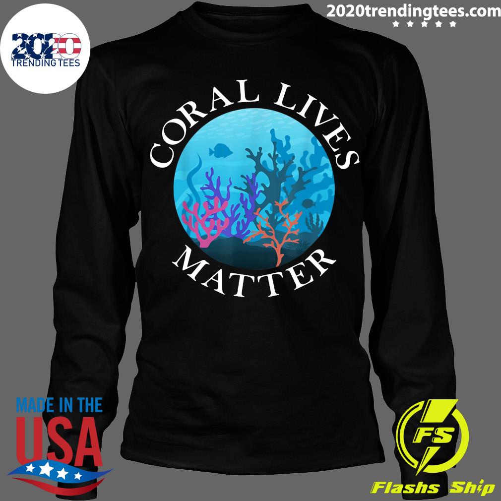Fish Ocean Coral Lives Matter - Adult & Kids T-Shirts, Sweatshirts & Hoodies apparel design preview 4