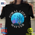 Fish Ocean Coral Lives Matter - Adult & Kids T-Shirts, Sweatshirts & Hoodies apparel design preview 1