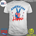Flag American Hippie - Adult & Kids T-Shirts, Sweatshirts & Hoodies apparel design preview 1