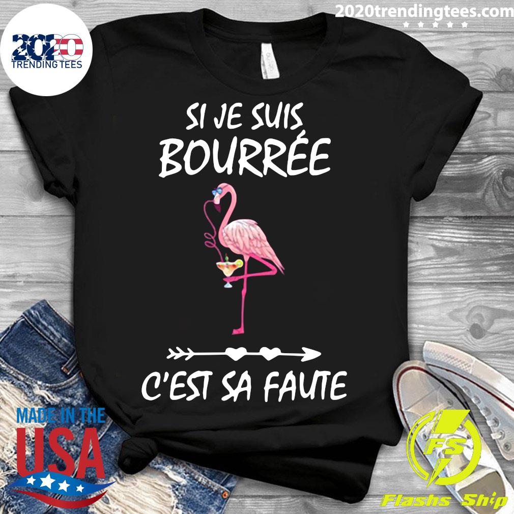 Flamant Si Je Suis Bourré C'est Sa Faute - Adult & Kids T-Shirts, Sweatshirts & Hoodies apparel design preview 3