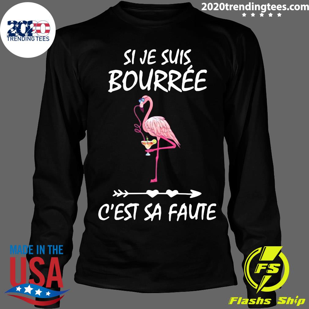 Flamant Si Je Suis Bourré C'est Sa Faute - Adult & Kids T-Shirts, Sweatshirts & Hoodies apparel design preview 4