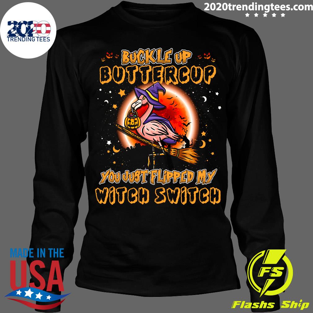 Flamingo Buckle Up Buttercup You just Flipped My - Adult & Kids T-Shirts, Sweatshirts & Hoodies apparel design preview 4