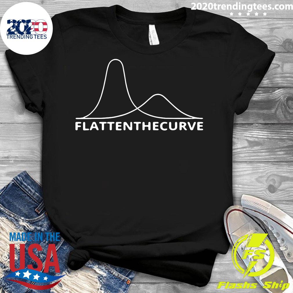 Flatten The Curve Virus Protection - Adult & Kids T-Shirts, Sweatshirts & Hoodies apparel design preview 3