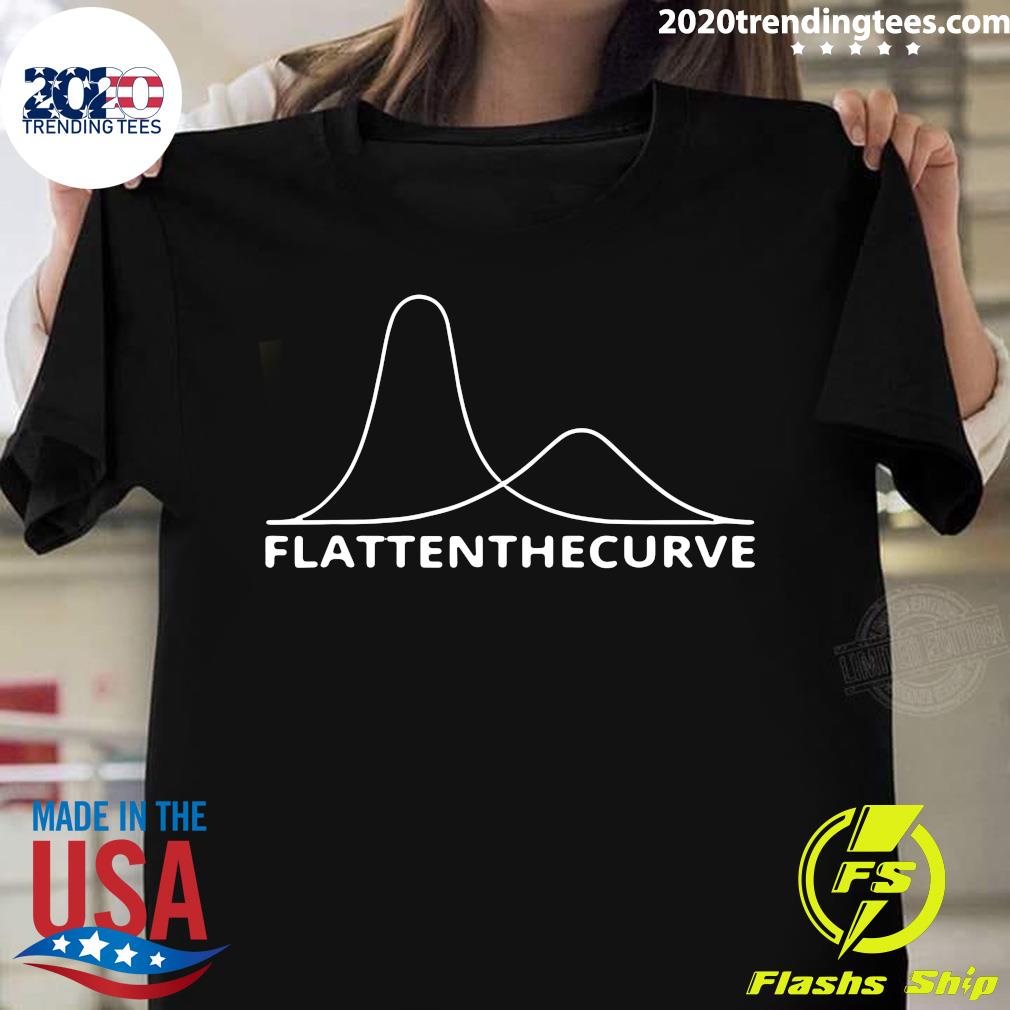 Flatten The Curve Virus Protection - Adult & Kids T-Shirts, Sweatshirts & Hoodies apparel design preview 1