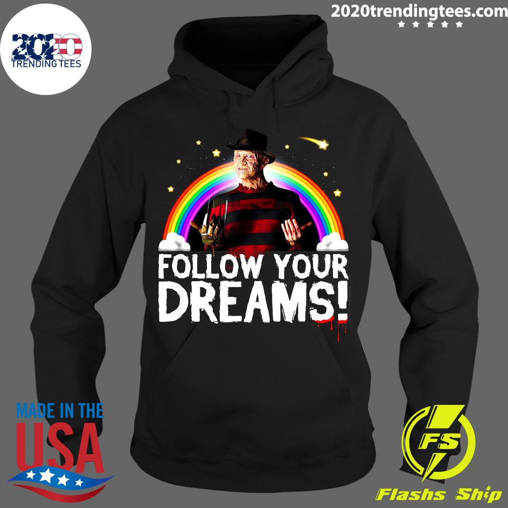 Follow Your Dreams Nightmare On Elm Street - Adult & Kids T-Shirts, Sweatshirts & Hoodies apparel design preview 2