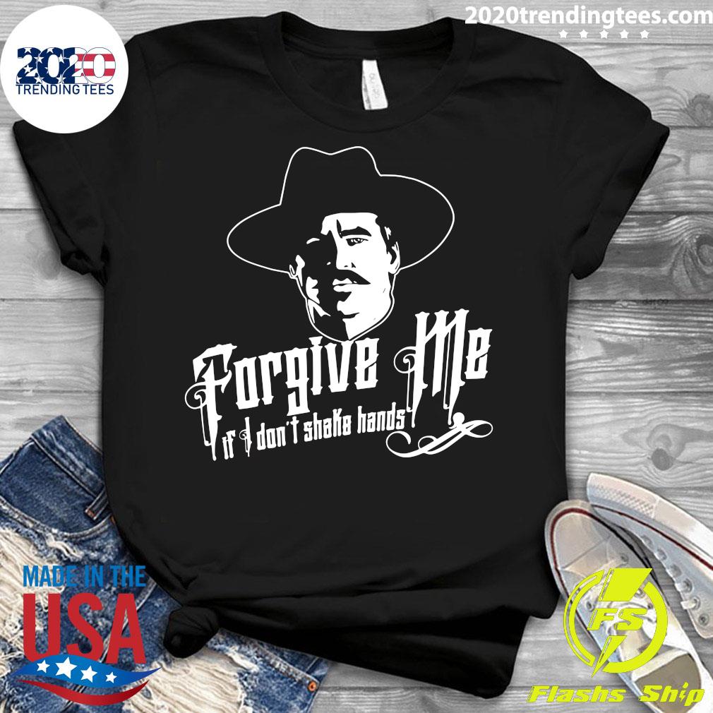 Forgive Me If I Don't Shake Hands - Adult & Kids T-Shirts, Sweatshirts & Hoodies apparel design preview 3