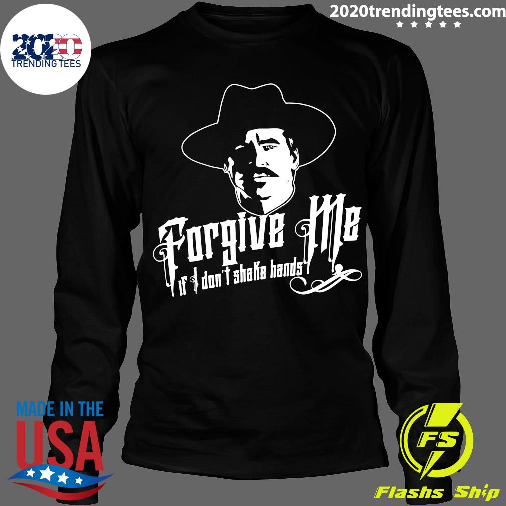 Forgive Me If I Don't Shake Hands - Adult & Kids T-Shirts, Sweatshirts & Hoodies apparel design preview 4