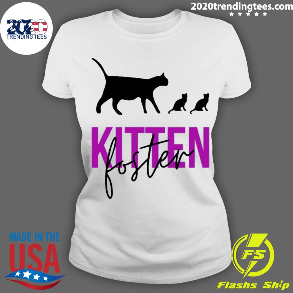 Foster Kitten Design - Adult & Kids T-Shirts, Sweatshirts & Hoodies apparel design preview 3