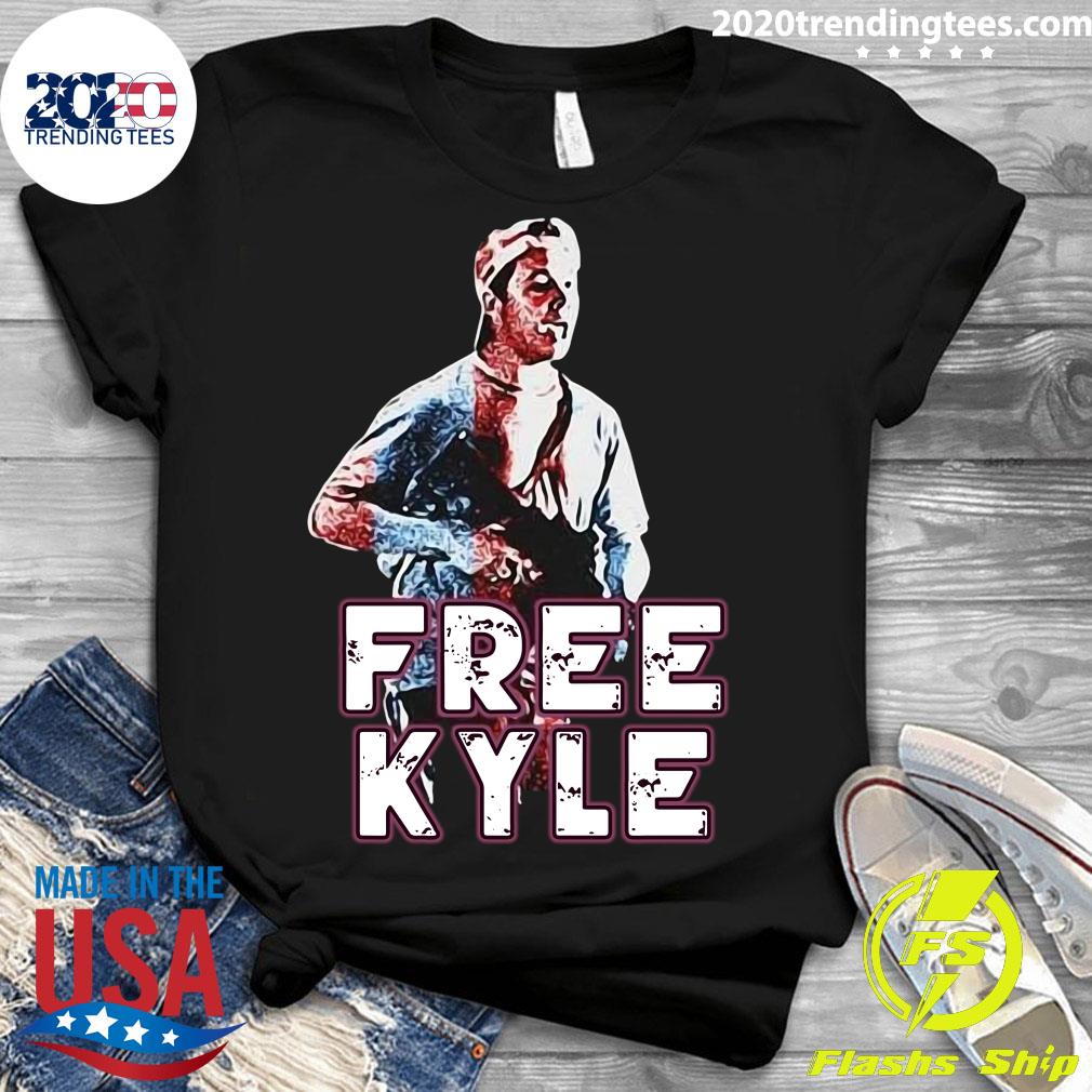 Free Kyle Rittenhouse - Adult & Kids T-Shirts, Sweatshirts & Hoodies apparel design preview 3