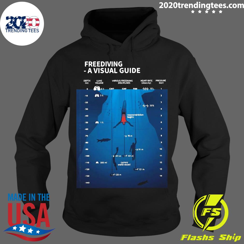 Freediving A Visual Guide Kabul Skydiving Club - Adult & Kids T-Shirts, Sweatshirts & Hoodies apparel design preview 2