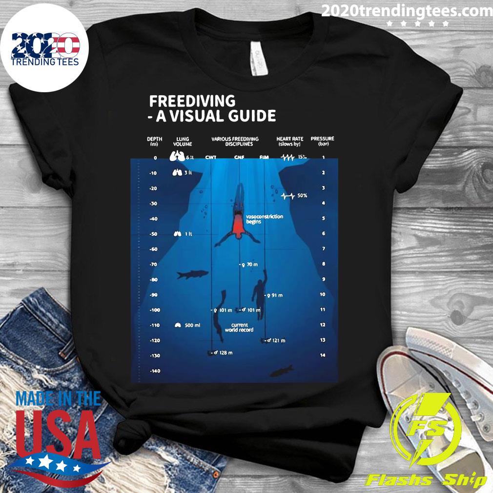 Freediving A Visual Guide Kabul Skydiving Club - Adult & Kids T-Shirts, Sweatshirts & Hoodies apparel design preview 3