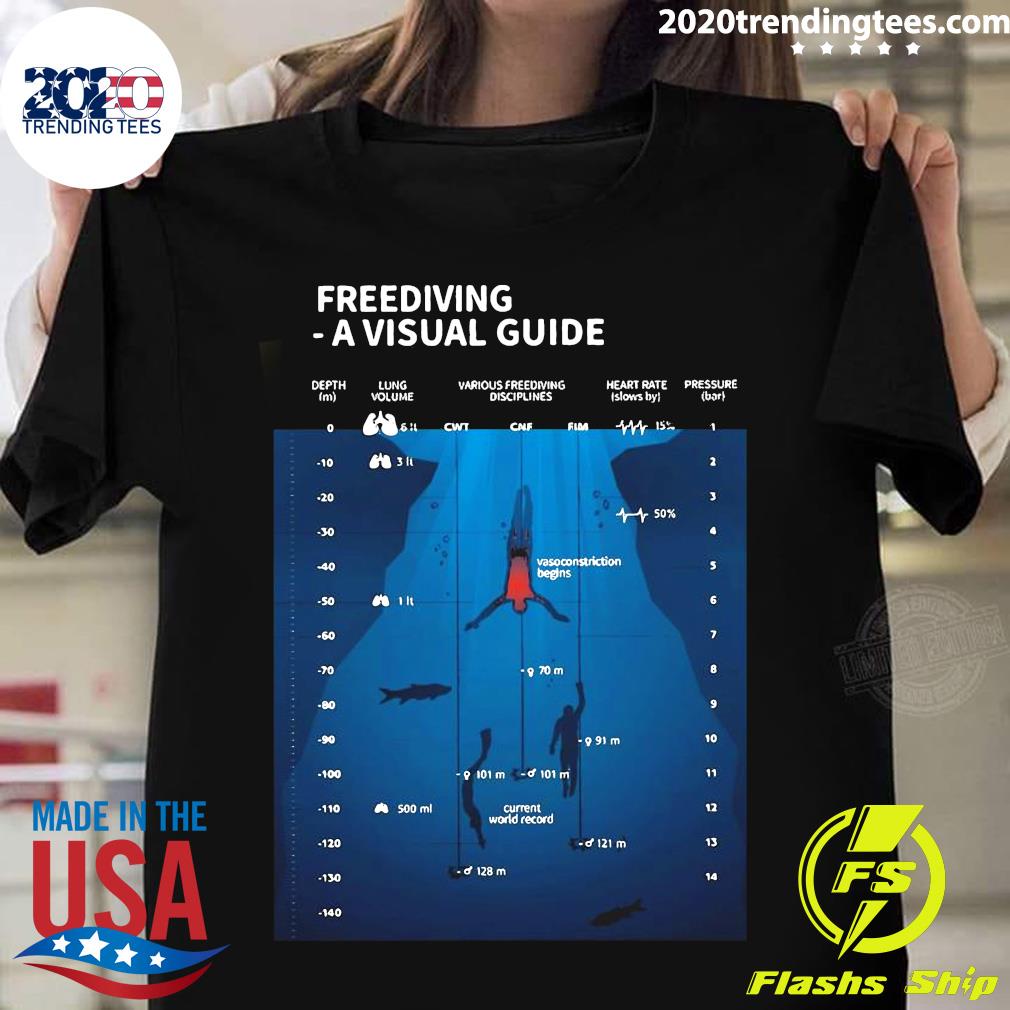 Freediving A Visual Guide Kabul Skydiving Club - Adult & Kids T-Shirts, Sweatshirts & Hoodies apparel design preview 1