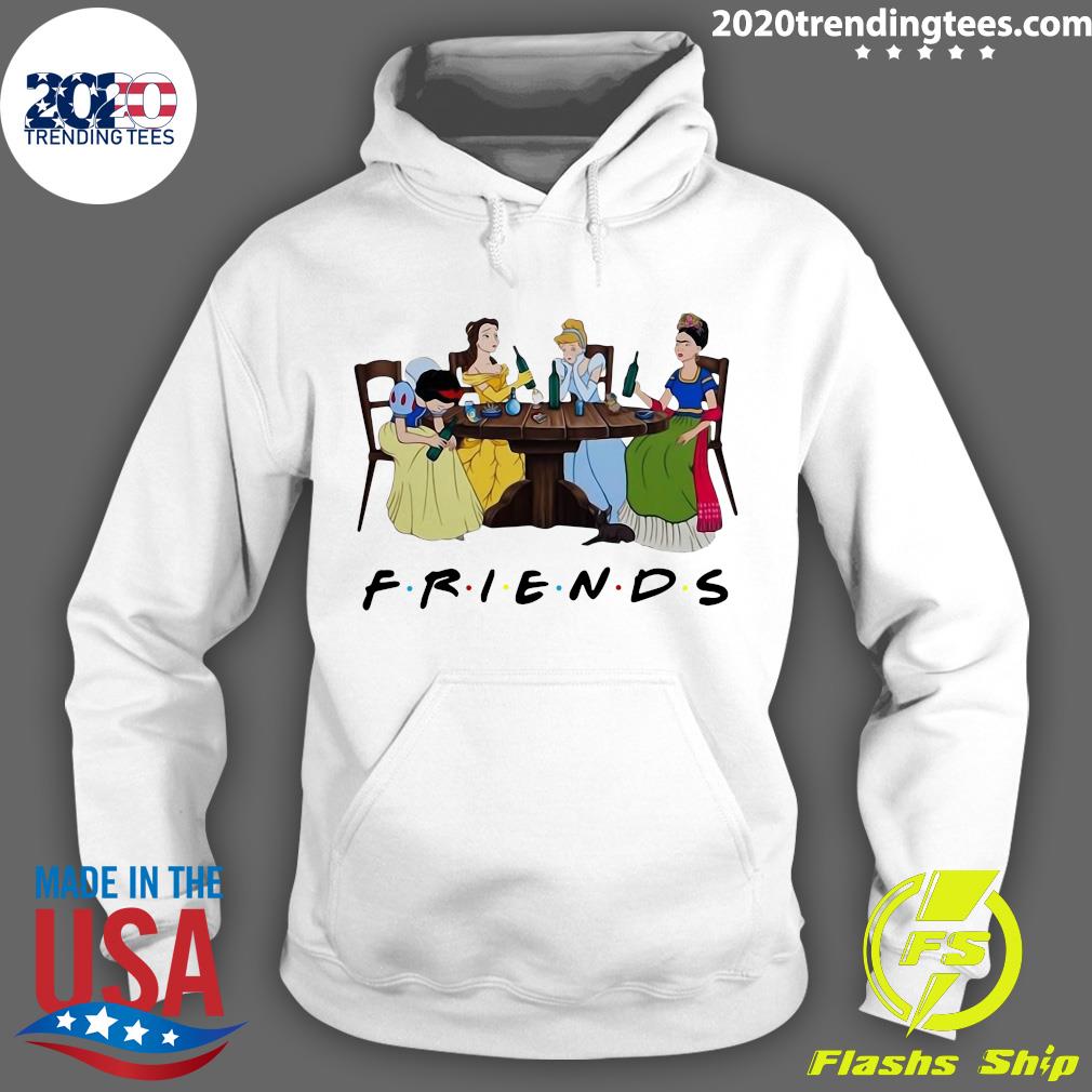 Frida Kahlo And Disney Princesses Drinking Friends Tv - Adult & Kids T-Shirts, Sweatshirts & Hoodies apparel design preview 2