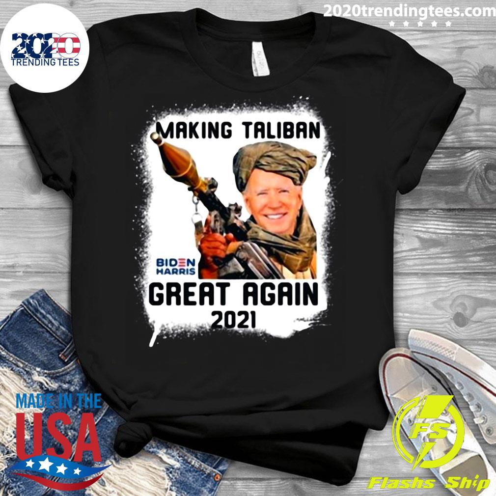 Funny Biden Harris Making Taliban Great Again 2021 - Adult & Kids T-Shirts, Sweatshirts & Hoodies apparel design preview 3