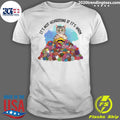 Funny Cat Knitting It's Not Hoarding If Yarn - Adult & Kids T-Shirts, Sweatshirts & Hoodies apparel design preview 1
