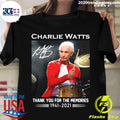 Funny Charlie Watts Signature Thank You For The - Adult & Kids T-Shirts, Sweatshirts & Hoodies apparel design preview 1