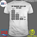 Funny Chicken My Friendship Circle Over The Years - Adult & Kids T-Shirts, Sweatshirts & Hoodies apparel design preview 1