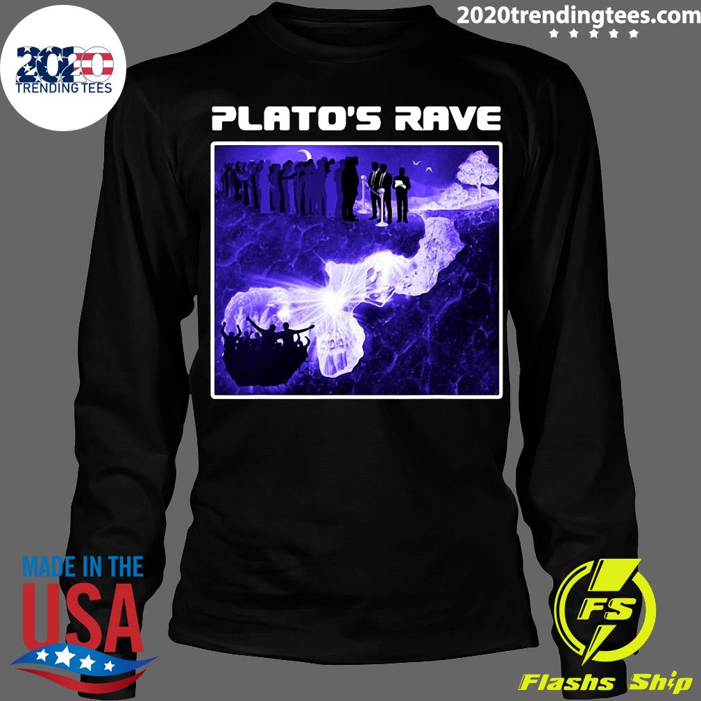 Funny Raver Philosopher Plato's Rave Cave Allegory - Adult & Kids T-Shirts, Sweatshirts & Hoodies apparel design preview 4