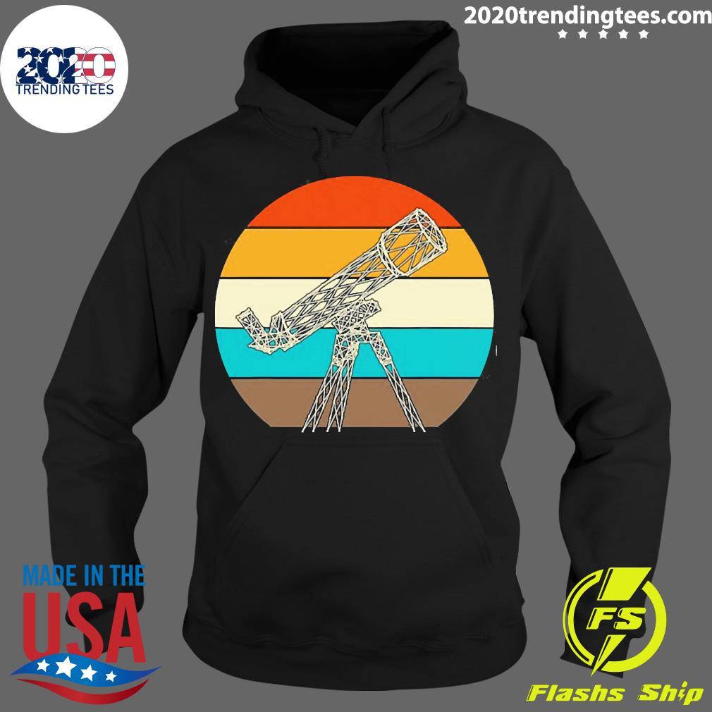 Funny telescope Retro Astronomy Lovers - Adult & Kids T-Shirts, Sweatshirts & Hoodies apparel design preview 2
