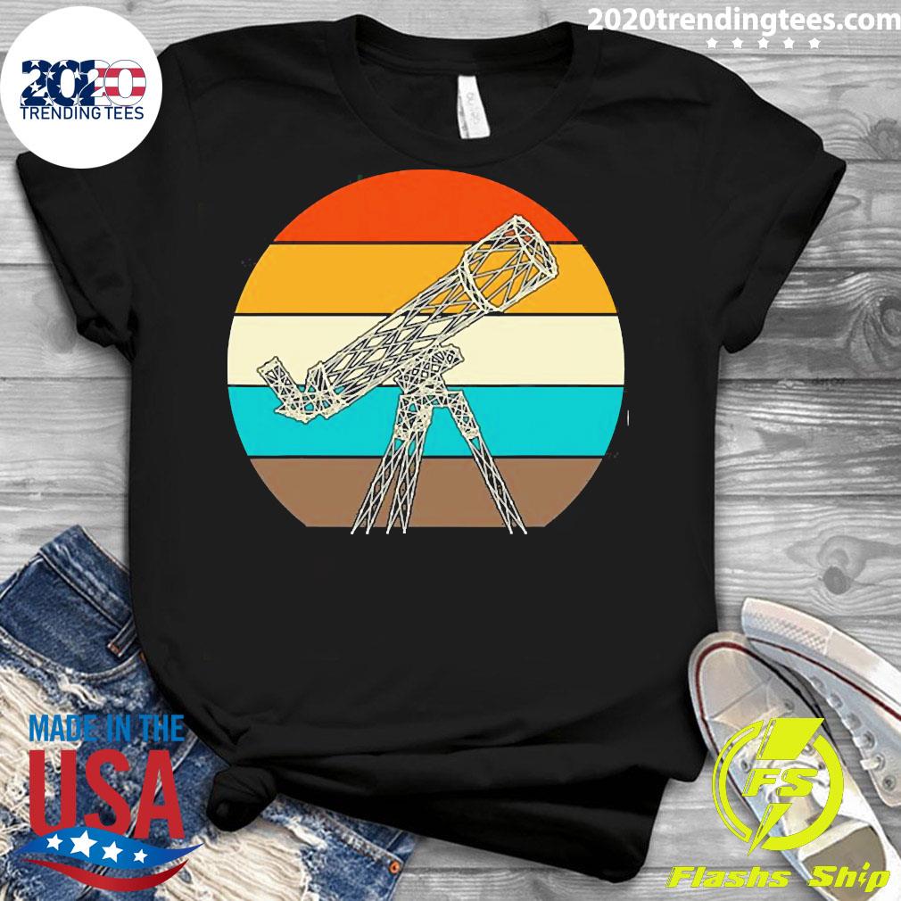 Funny telescope Retro Astronomy Lovers - Adult & Kids T-Shirts, Sweatshirts & Hoodies apparel design preview 3