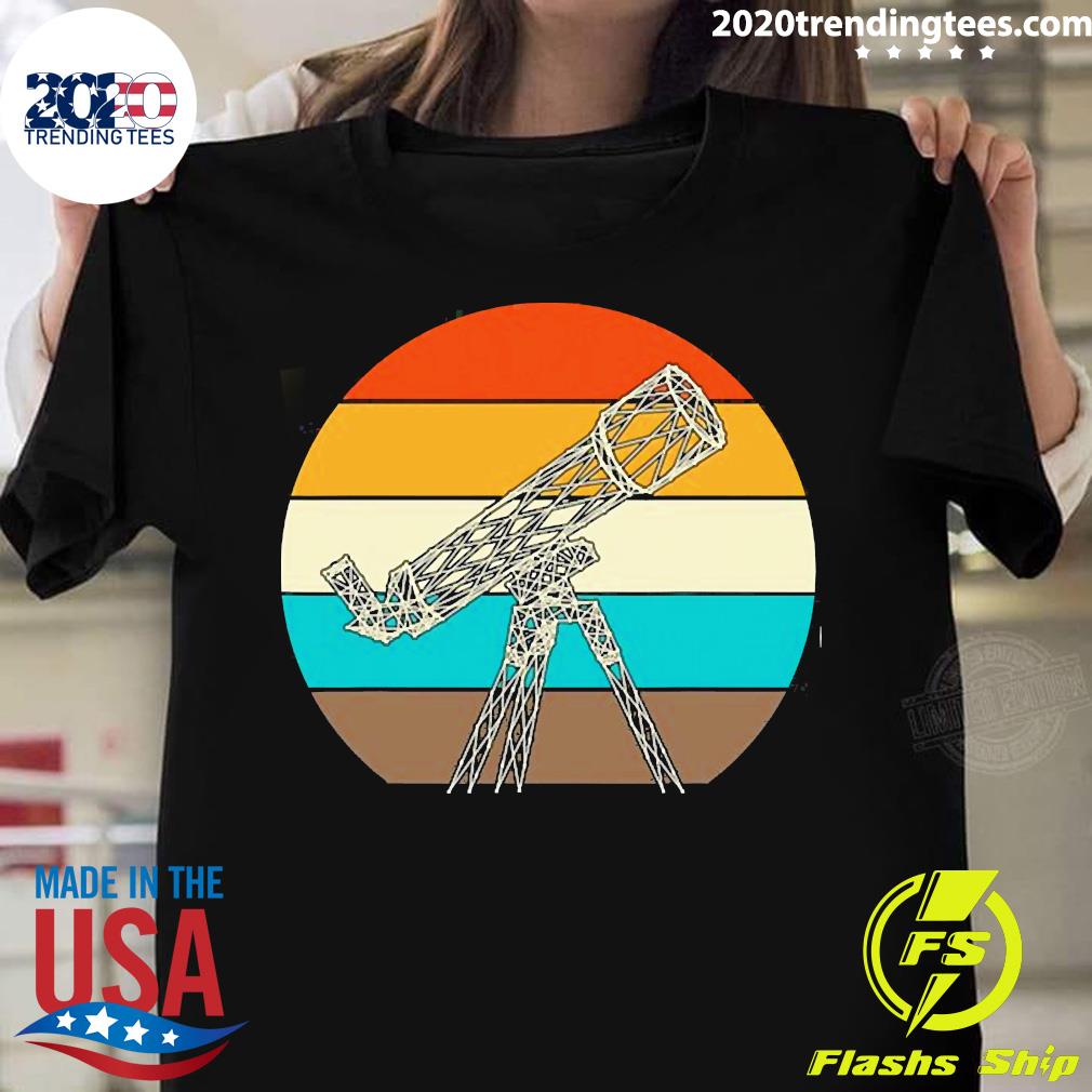 Funny telescope Retro Astronomy Lovers - Adult & Kids T-Shirts, Sweatshirts & Hoodies apparel design preview 1
