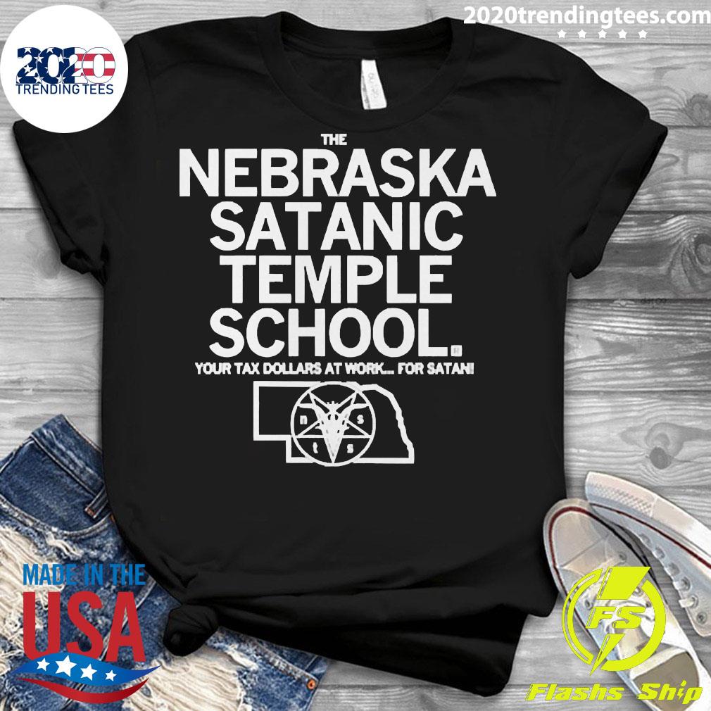 Funny the Nebraska Satanic Temple School 2022 - Adult & Kids T-Shirts, Sweatshirts & Hoodies apparel design preview 3