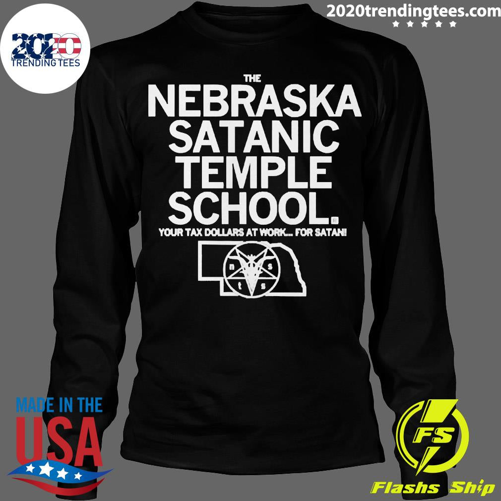 Funny the Nebraska Satanic Temple School 2022 - Adult & Kids T-Shirts, Sweatshirts & Hoodies apparel design preview 4