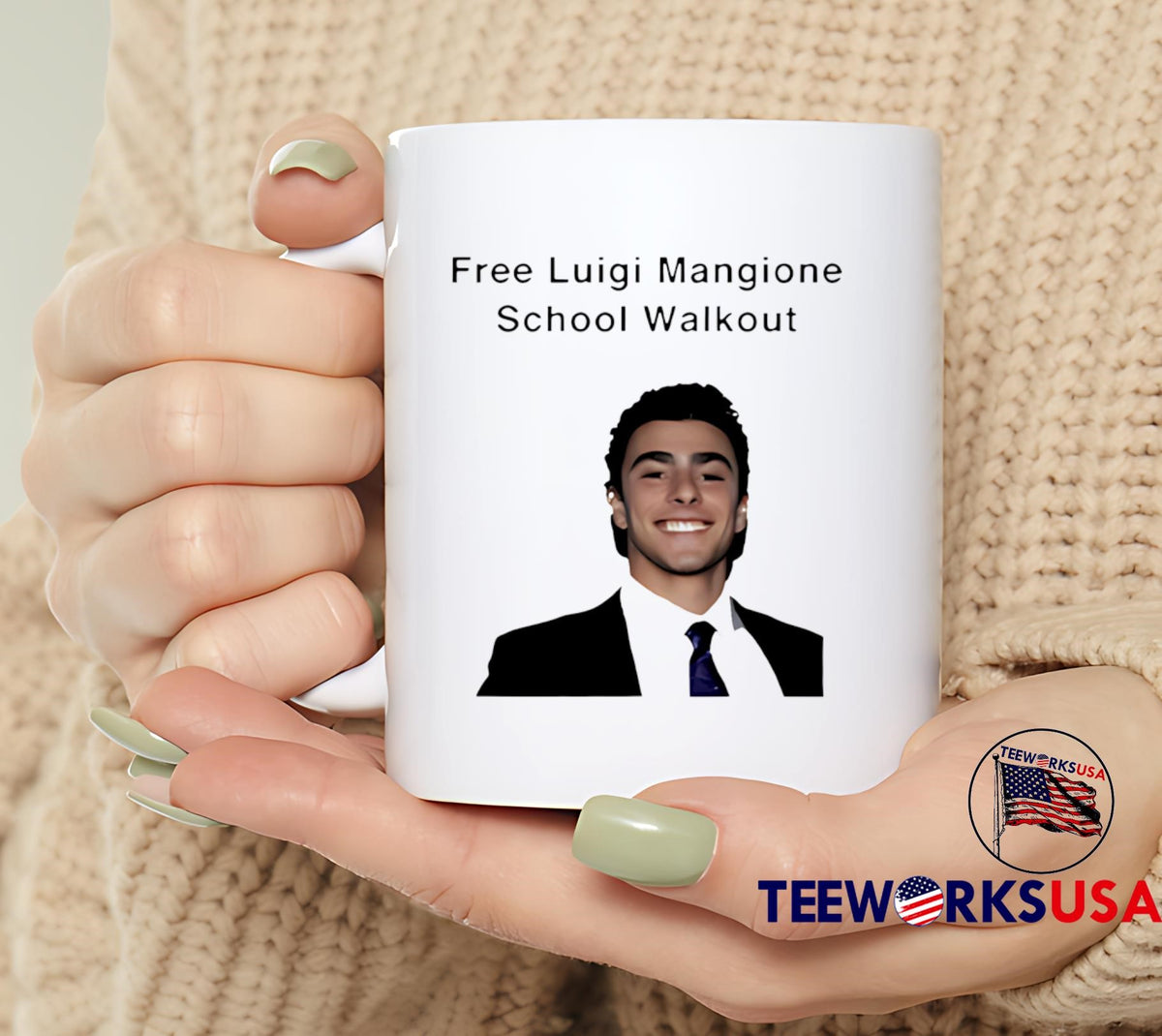 Free Luigi Mangione School Walkout - Adult & Kids T-Shirts, Sweatshirts & Hoodies apparel design preview 6