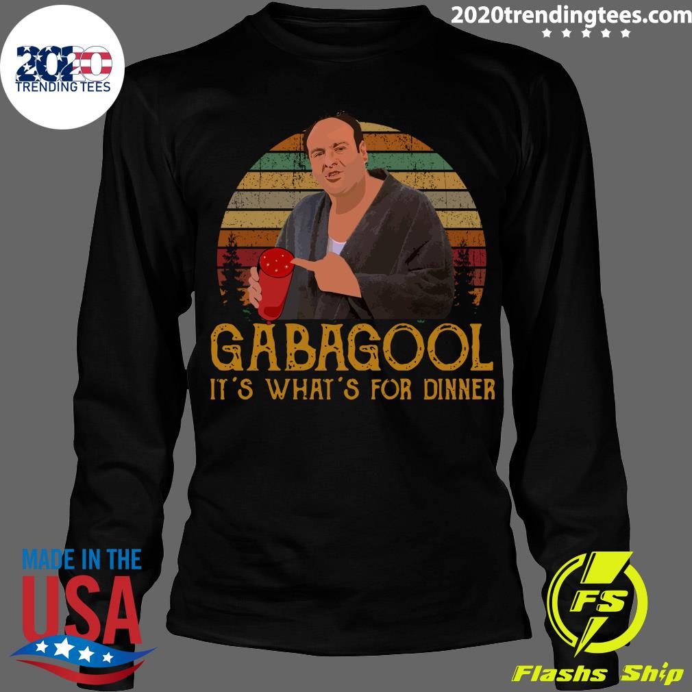 Gabagool It's What's For Dinner - Adult & Kids T-Shirts, Sweatshirts & Hoodies apparel design preview 4
