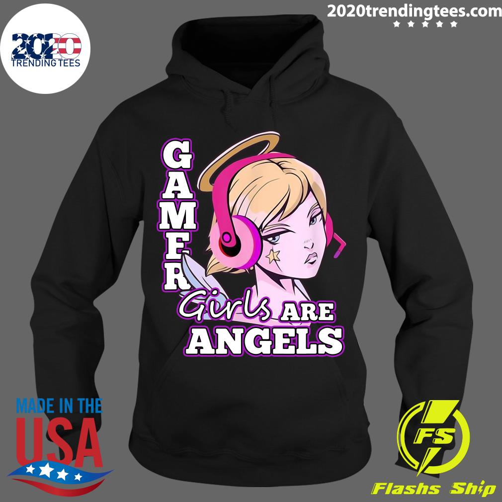 Gamer Girls Are Angels - Adult & Kids T-Shirts, Sweatshirts & Hoodies apparel design preview 2