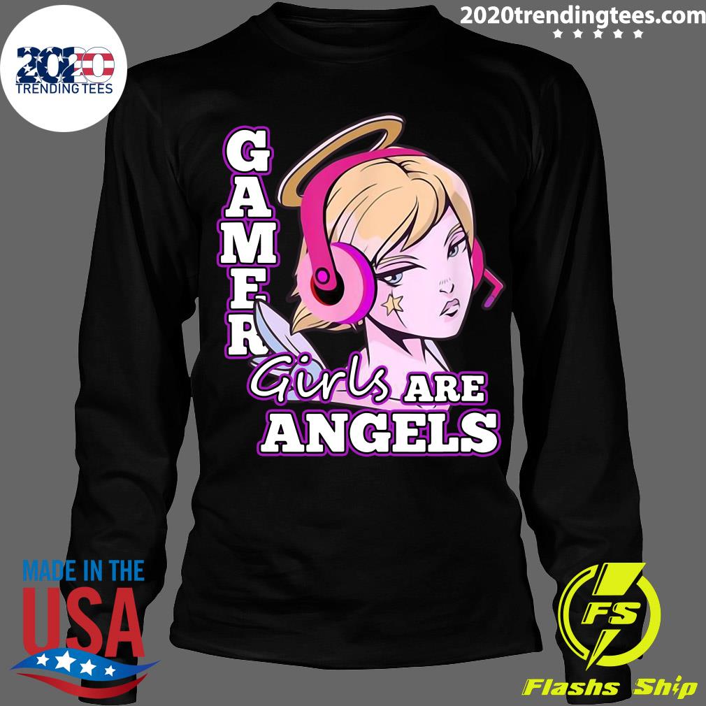Gamer Girls Are Angels - Adult & Kids T-Shirts, Sweatshirts & Hoodies apparel design preview 4