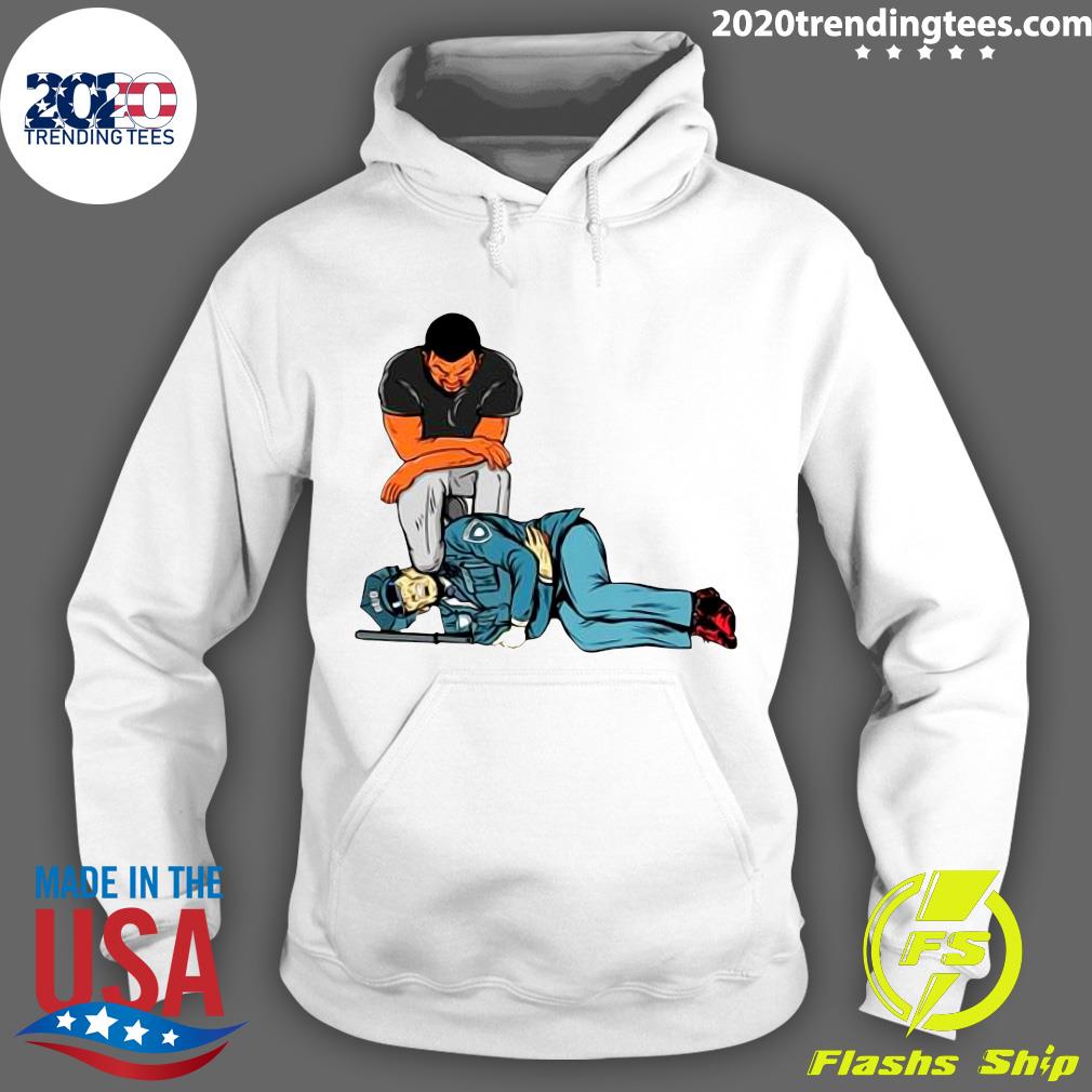 George Floyd Killing Police Stomach Ache Boy Stock - Adult & Kids T-Shirts, Sweatshirts & Hoodies apparel design preview 2