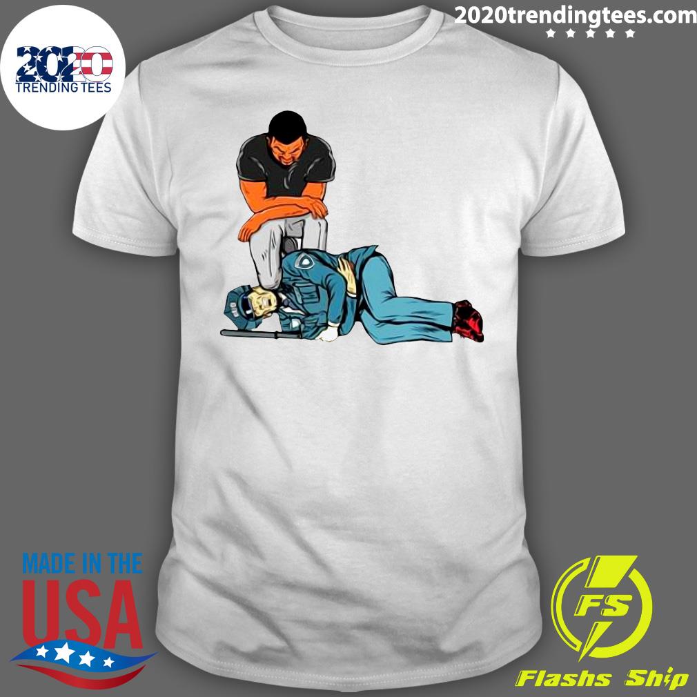 George Floyd Killing Police Stomach Ache Boy Stock - Adult & Kids T-Shirts, Sweatshirts & Hoodies apparel design preview 1