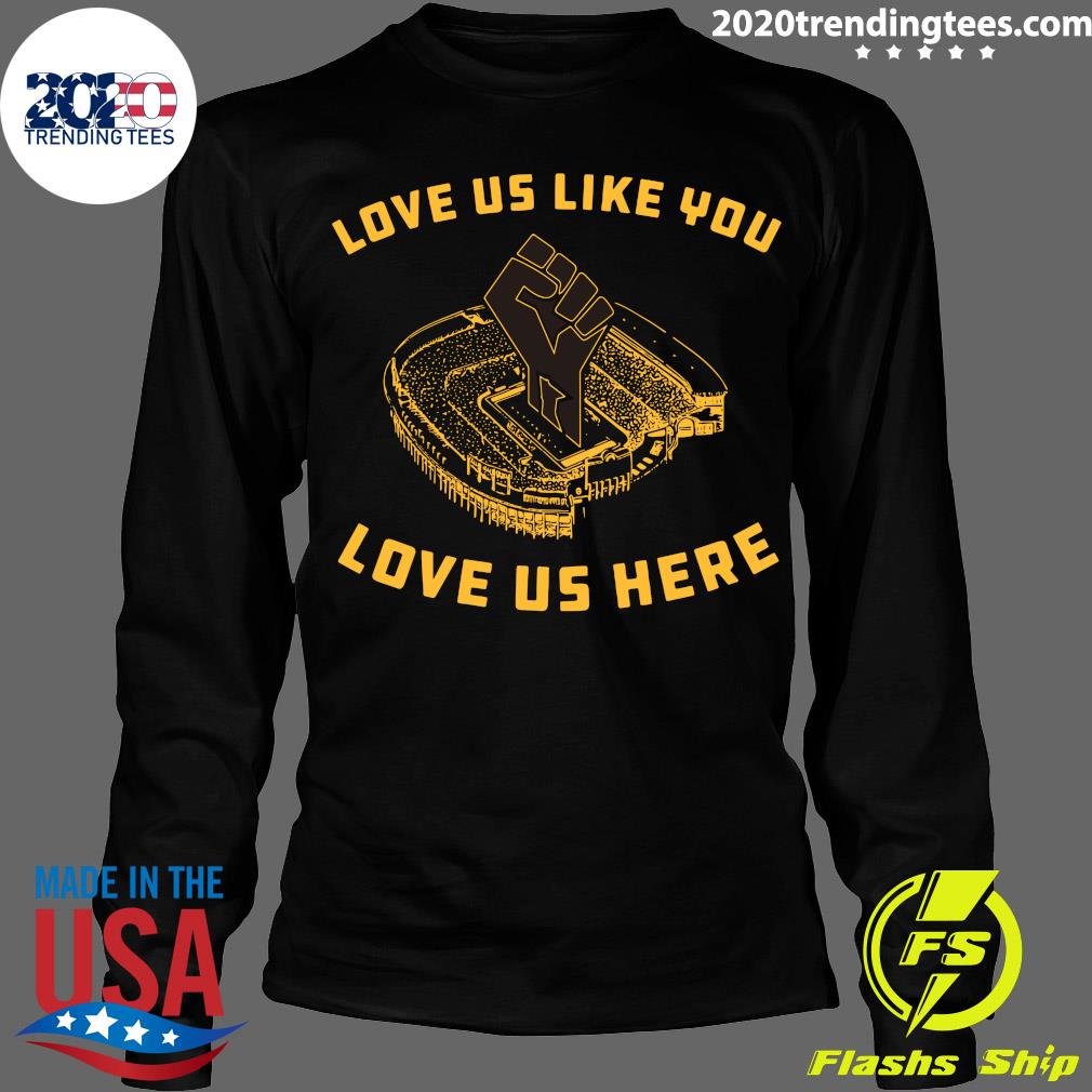 George Floyd Love Us Like You Here - Adult & Kids T-Shirts, Sweatshirts & Hoodies apparel design preview 4