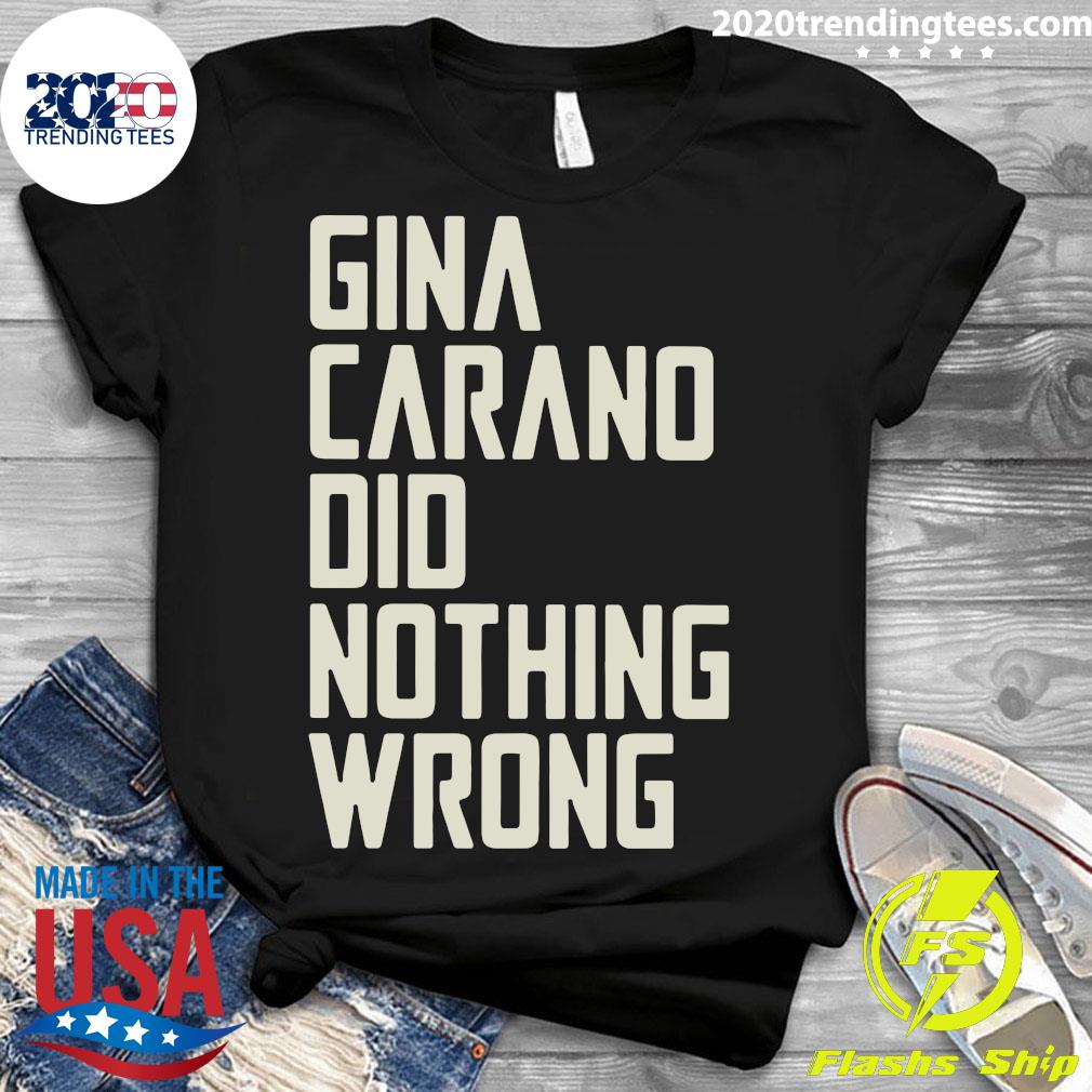Gina Carano Did Nothing Wrong - Adult & Kids T-Shirts, Sweatshirts & Hoodies apparel design preview 3