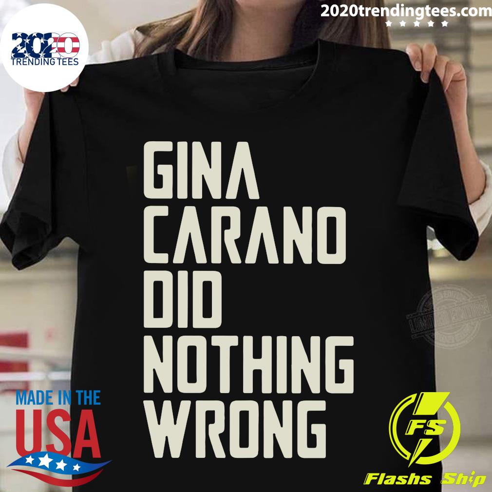 Gina Carano Did Nothing Wrong - Adult & Kids T-Shirts, Sweatshirts & Hoodies apparel design preview 1
