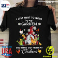 Gnome I Just Want To Work In My Garden And Hang Out - Adult & Kids T-Shirts, Sweatshirts & Hoodies apparel design preview 1