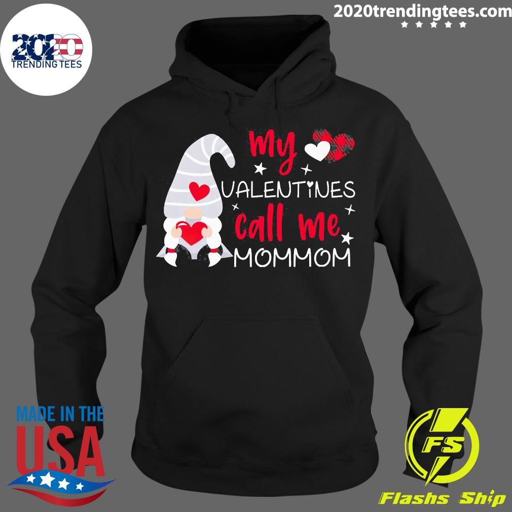 Gnome My Valentines Call Me Mommom - Adult & Kids T-Shirts, Sweatshirts & Hoodies apparel design preview 2