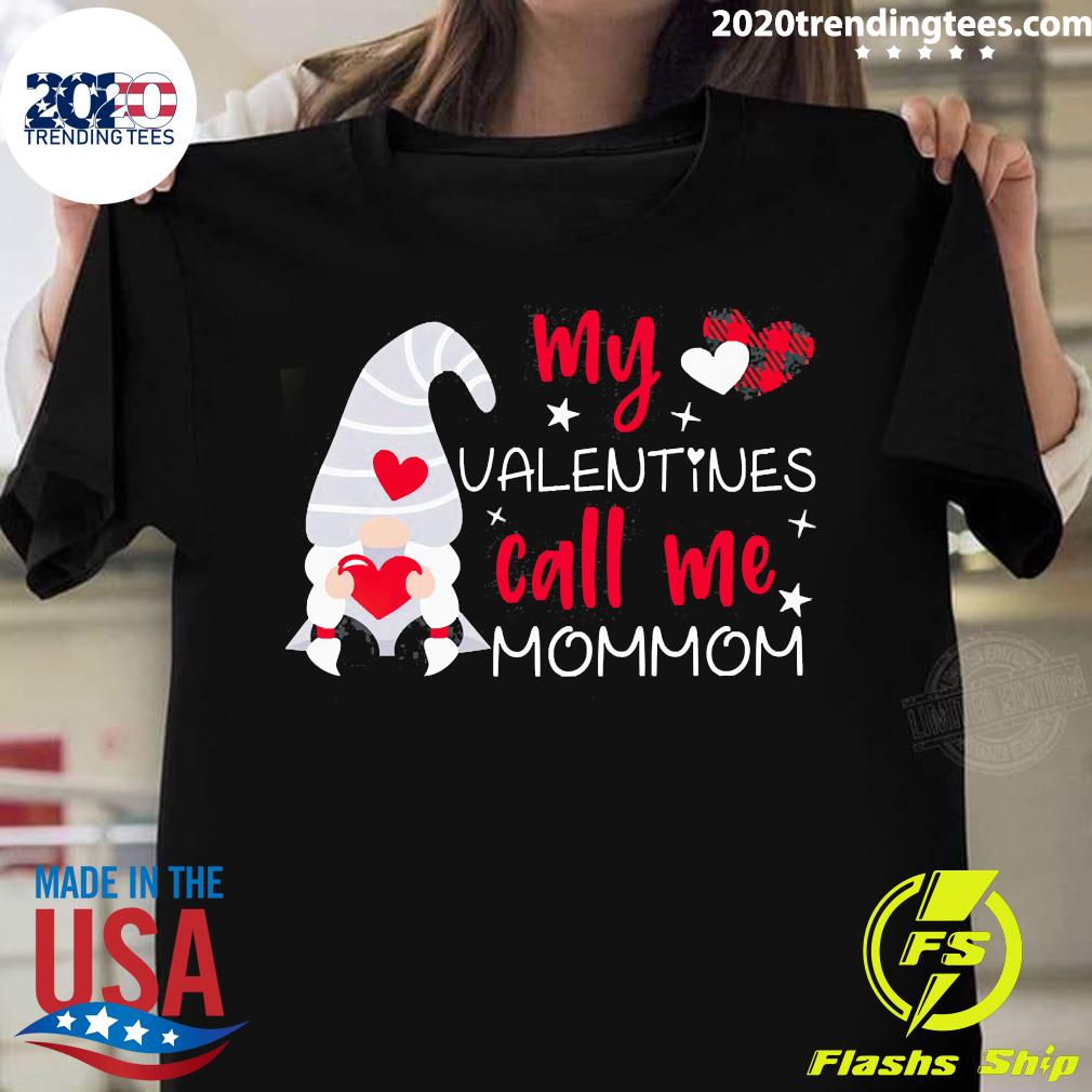 Gnome My Valentines Call Me Mommom - Adult & Kids T-Shirts, Sweatshirts & Hoodies apparel design preview 1