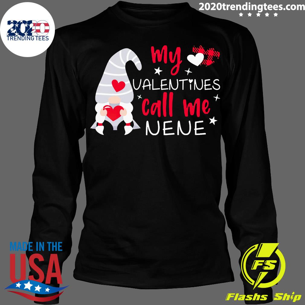 Gnome My Valentines Call Me Nene - Adult & Kids T-Shirts, Sweatshirts & Hoodies apparel design preview 4