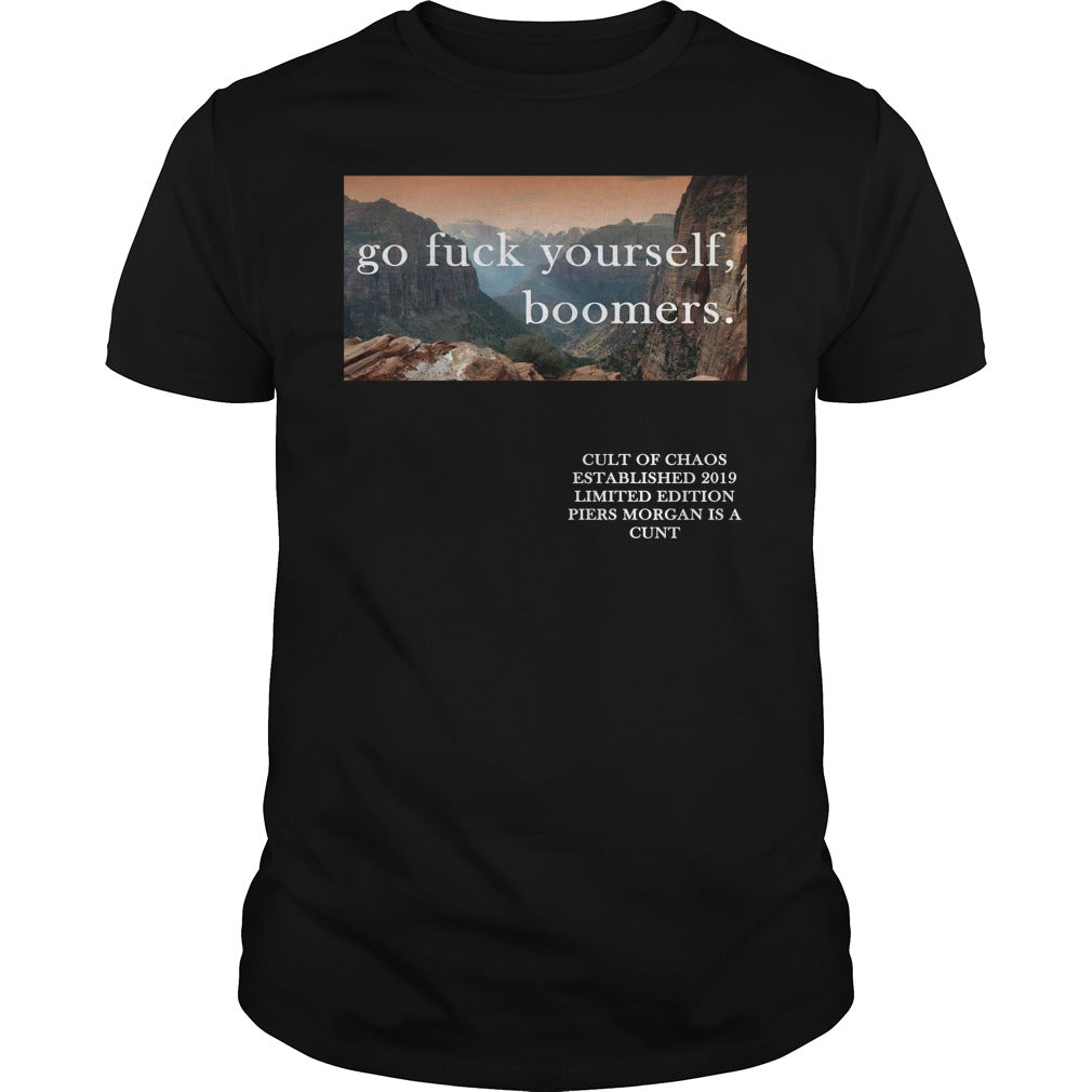 Go Fuck Yourself, Boomers Federal Holidays In Utah - Adult & Kids T-Shirts, Sweatshirts & Hoodies apparel design preview 1