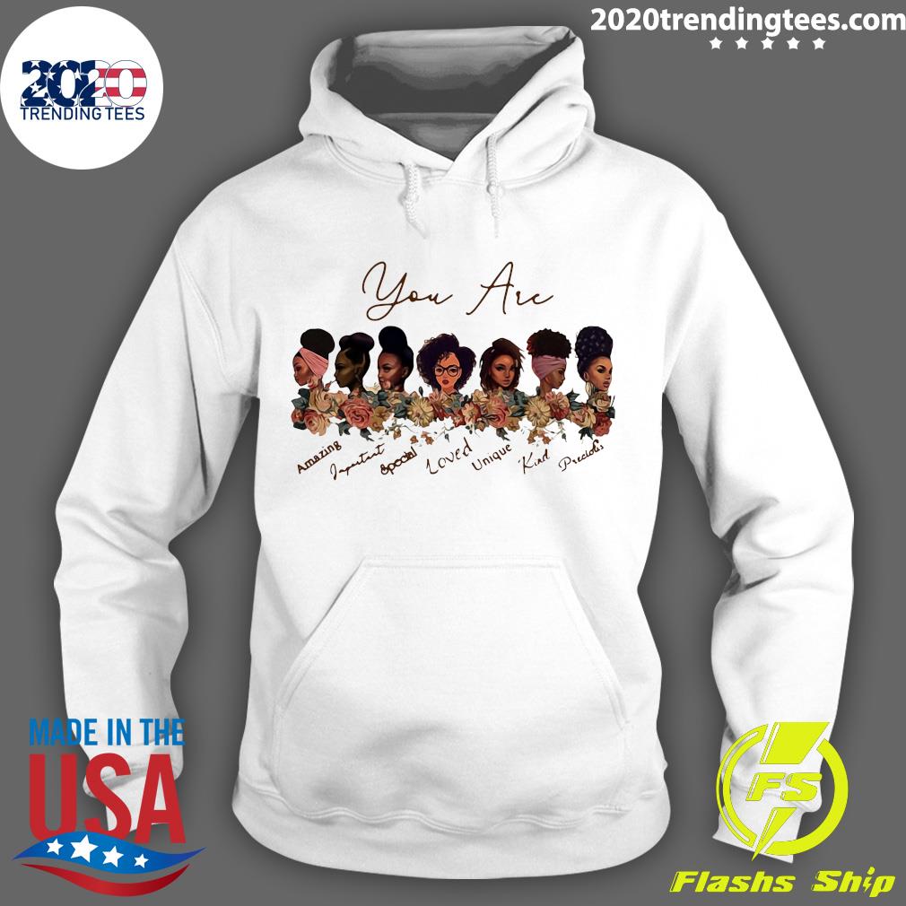 God Says You Are Black Beautiful - Adult & Kids T-Shirts, Sweatshirts & Hoodies apparel design preview 2