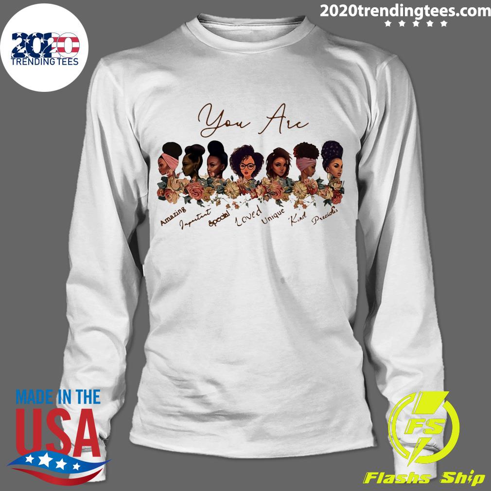 God Says You Are Black Beautiful - Adult & Kids T-Shirts, Sweatshirts & Hoodies apparel design preview 4