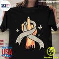 Grey Ribbon Middle Finger Brain Tumor Awareness - Adult & Kids T-Shirts, Sweatshirts & Hoodies apparel design preview 1