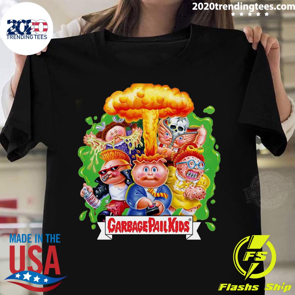 Group Sticker Garbage Pail - Adult & Kids T-Shirts, Sweatshirts & Hoodies apparel design preview 1